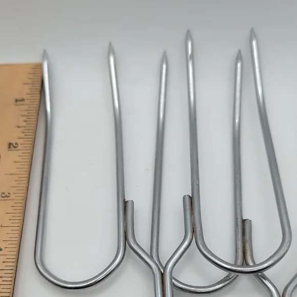 Wooden Handle Meat Lifting Forks - Picture 3 of 6